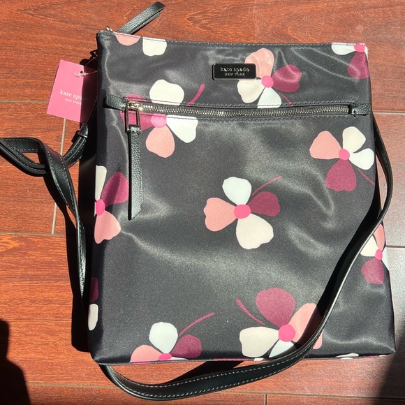 Kate Spade Nylon Floral Print Cross Body Purse NWT - Picture 2 of 7